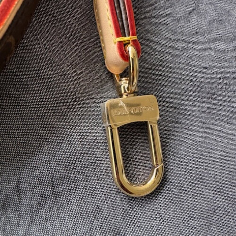Louis Vuitton Monogram Brown & Red Dog Leash - Picture 5 of 7